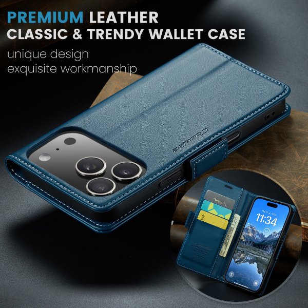 CaseMe iPhone 17 Pro Max Etui 023 Series Blå