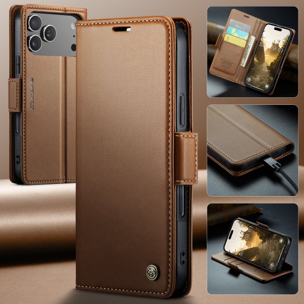 CaseMe iPhone 17 Pro Max Etui 023 Series Brun