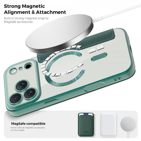 iPhone 17 Pro Max Etui MagSafe Grønn
