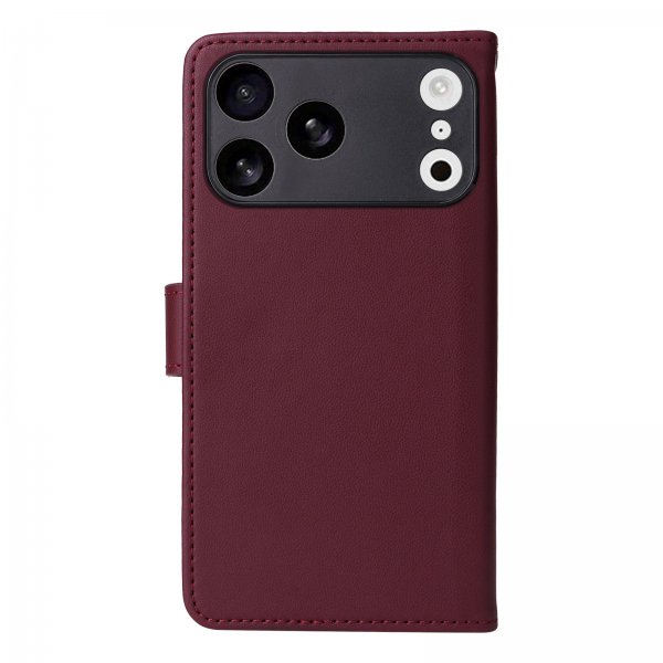 Betopnice iPhone 17 Pro Max Etui Avtagbart Deksel 005 Rød