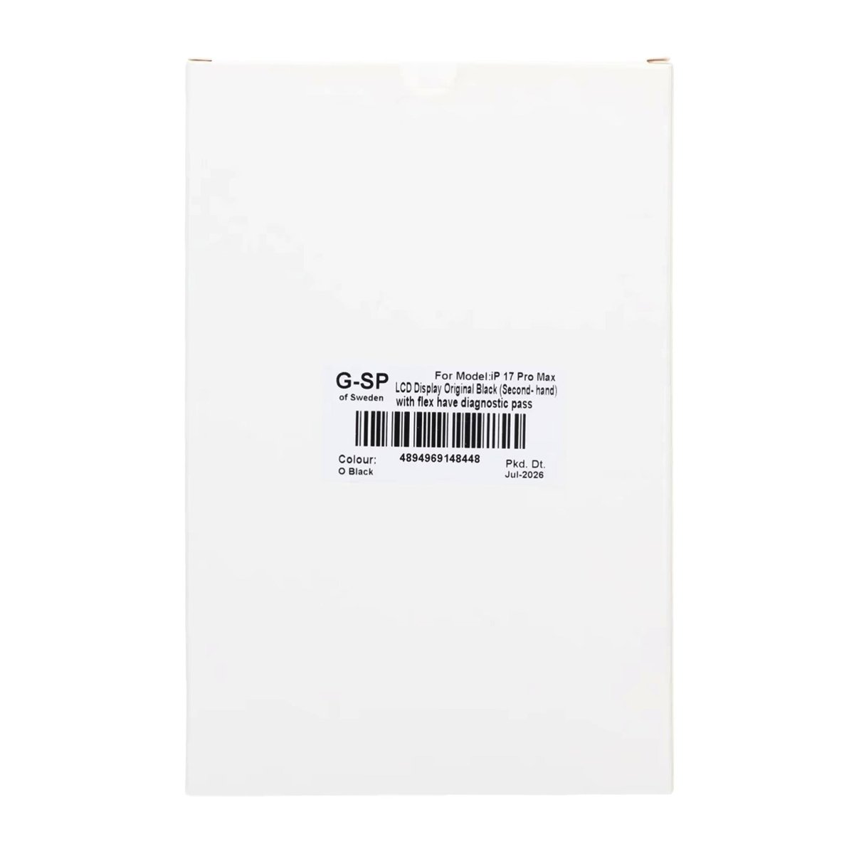 iPhone 17 Pro Max original brukt OLED-skjerm – diagnostikk godkjent