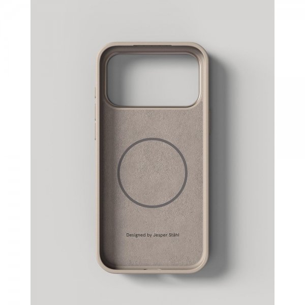 Nudient iPhone 17 Pro Max Deksel Bold Case MagSafe Linen Beige