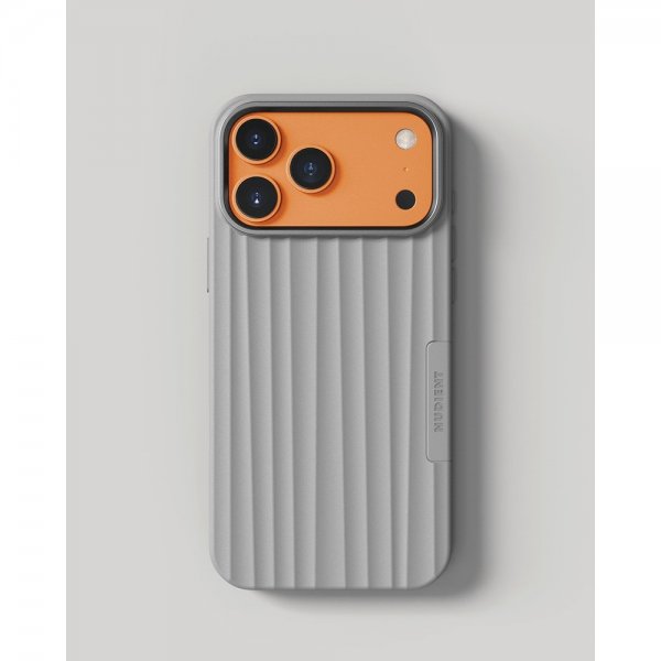 Nudient iPhone 17 Pro Max Deksel Bold Case MagSafe Urban Grey