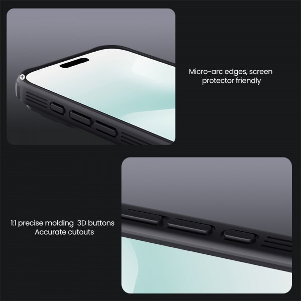 Nillkin iPhone 17 Pro Max Deksel CamShield Pro MagSafe Svart