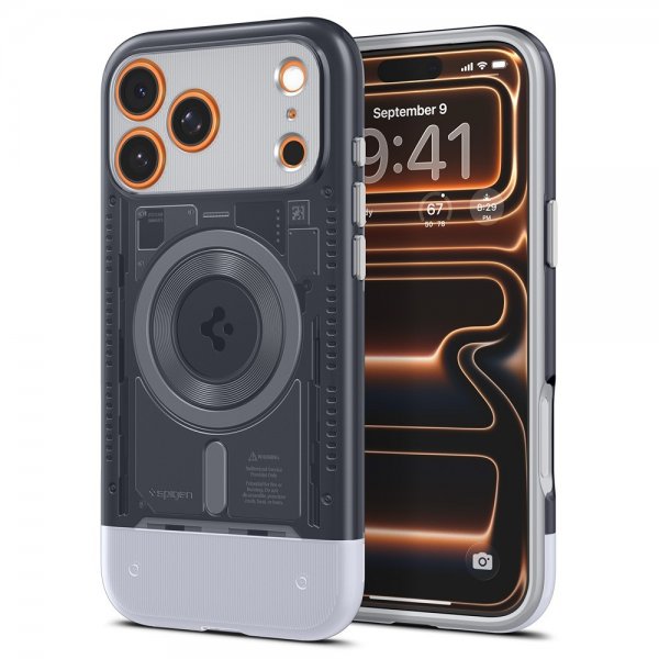Spigen iPhone 17 Pro Max Deksel Classic C1 MagFit Graphite