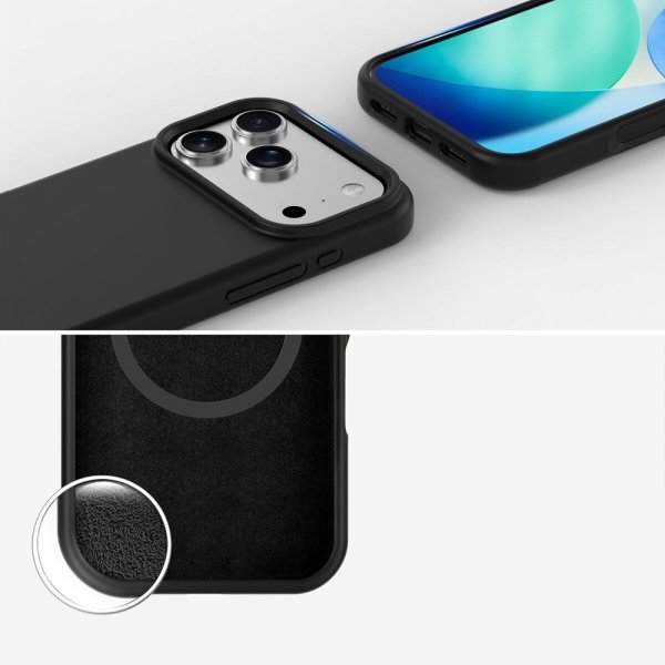4smarts iPhone 17 Pro Max Deksel Cupertino MagSafe Svart