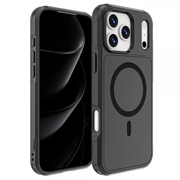 4smarts iPhone 17 Pro Max Deksel Defend Etui Ultimag Svart