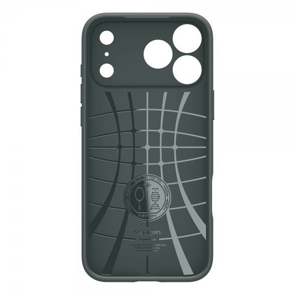 Spigen iPhone 17 Pro Max Deksel Liquid Air Abyss Green