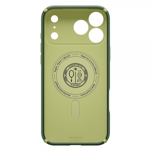 Spigen iPhone 17 Pro Max Deksel Nano Pop Hybrid MagFit Avo Green