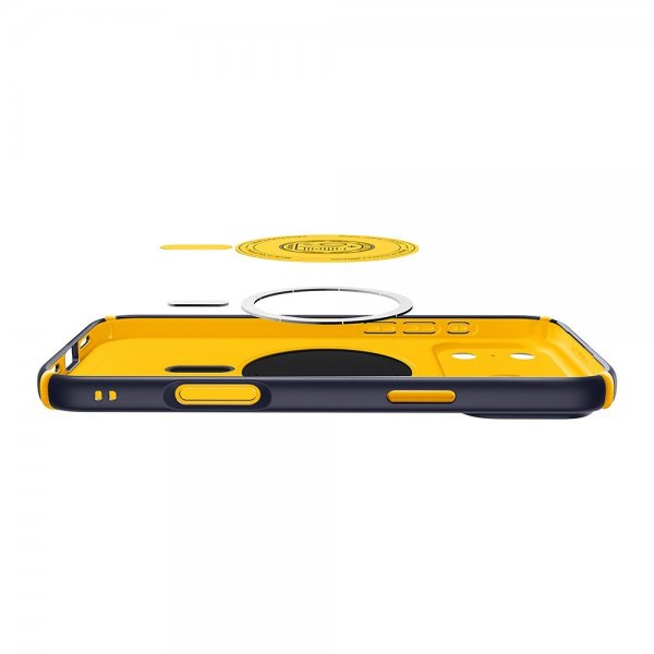 Spigen iPhone 17 Pro Max Deksel Nano Pop Hybrid MagFit Blueberry Navy