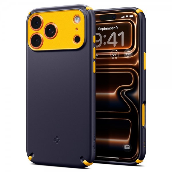 Spigen iPhone 17 Pro Max Deksel Nano Pop Hybrid MagFit Blueberry Navy