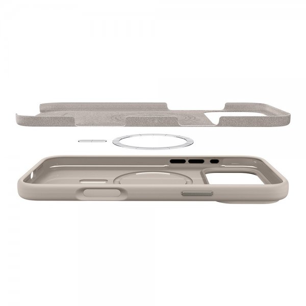 Spigen iPhone 17 Pro Max Deksel Silicone Fit MagFit Stone