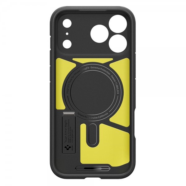 Spigen iPhone 17 Pro Max Deksel Tough Armor T MagFit Gunmetal