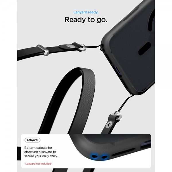 Spigen iPhone 17 Pro Max Deksel Ultra Hybrid MagFit Frost Black