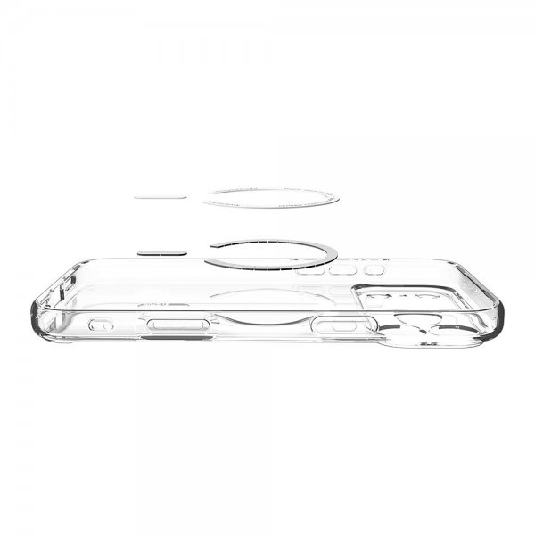 Spigen iPhone 17 Pro Max Deksel Ultra Hybrid MagFit Frost White
