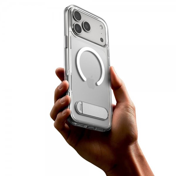 Spigen iPhone 17 Pro Max Deksel Ultra Hybrid S MagFit Clear White