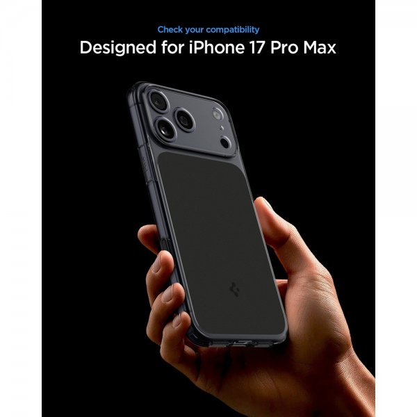 Spigen iPhone 17 Pro Max Deksel Ultra Hybrid T MagFit Matte Black
