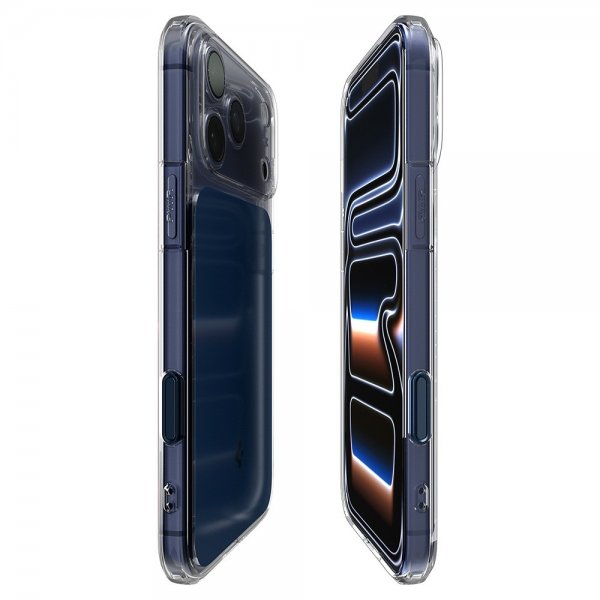 Spigen iPhone 17 Pro Max Deksel Ultra Hybrid T MagFit Matte Blue