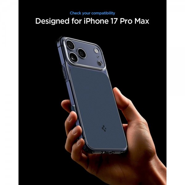 Spigen iPhone 17 Pro Max Deksel Ultra Hybrid T MagFit Matte Blue