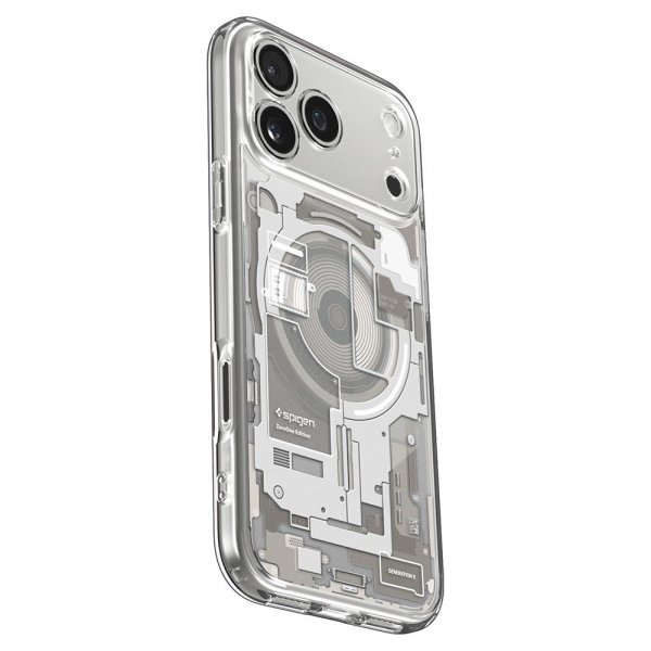 Spigen iPhone 17 Pro Max Deksel Ultra Hybrid Zero One MagFit Natural Titanium