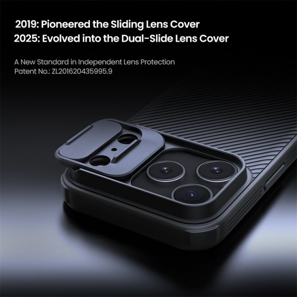 Nillkin iPhone 17 Pro Deksel CamShield Pro MagSafe Svart