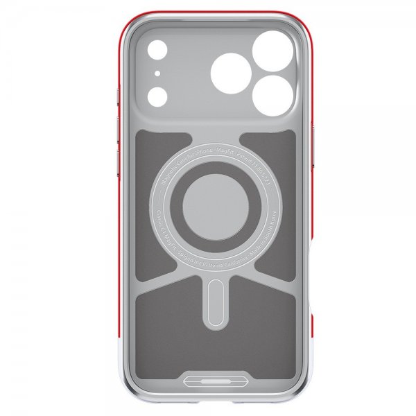 Spigen iPhone 17 Pro Deksel Classic C1 MagFit Ruby