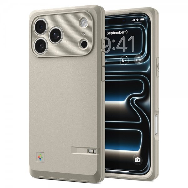 Spigen iPhone 17 Pro Deksel Classic LS MagFit Stone