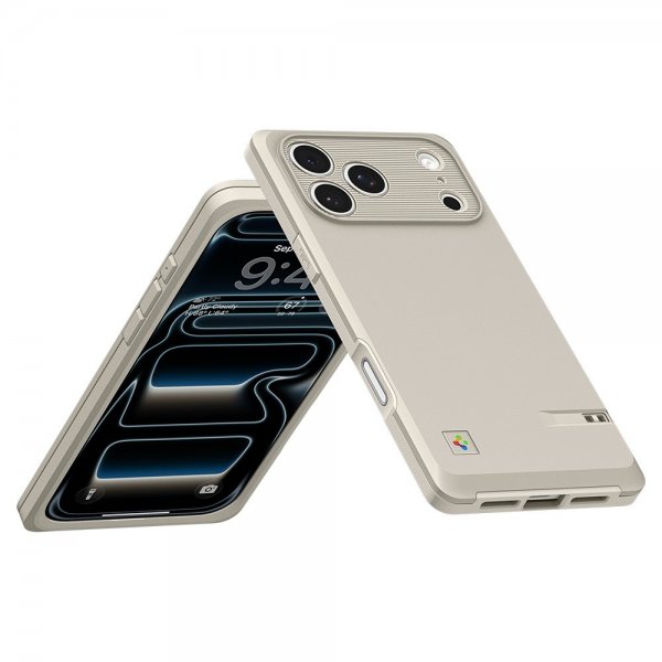 Spigen iPhone 17 Pro Deksel Classic LS MagFit Stone