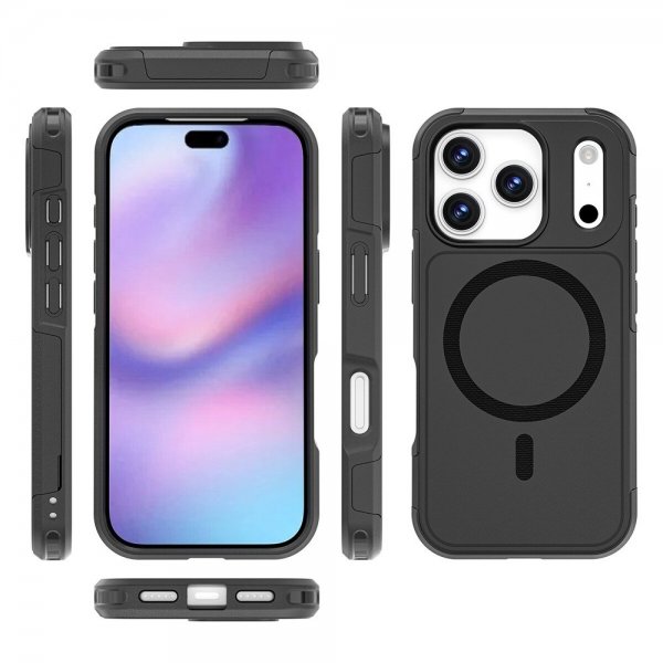 4smarts iPhone 17 Pro Deksel Defend Etui Ultimag Svart