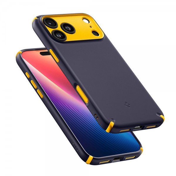 Spigen iPhone 17 Pro Deksel Nano Pop Hybrid MagFit Blueberry Navy