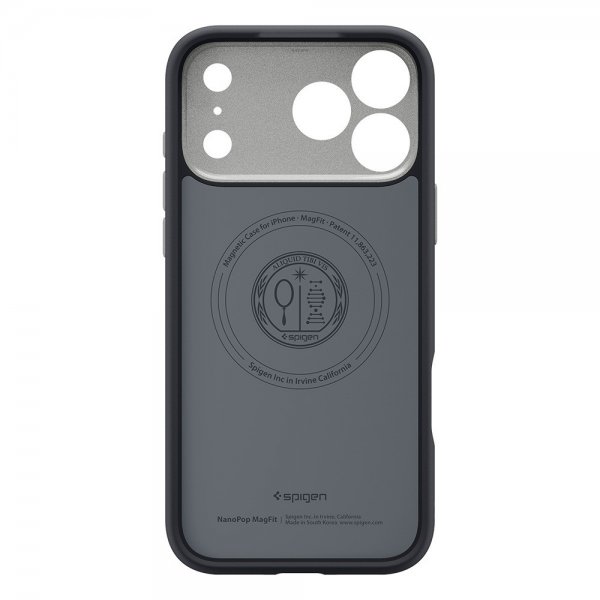 Spigen iPhone 17 Pro Deksel Nano Pop MagFit Black Sesame