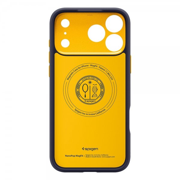 Spigen iPhone 17 Pro Deksel Nano Pop MagFit Blueberry Navy
