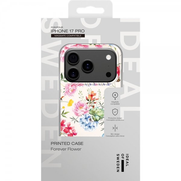 Ideal of Sweden iPhone 17 Pro Deksel Printed Case MagSafe Forever Flower