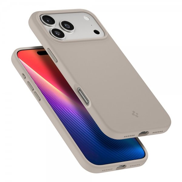 Spigen iPhone 17 Pro Deksel Silicone Fit MagFit Stone