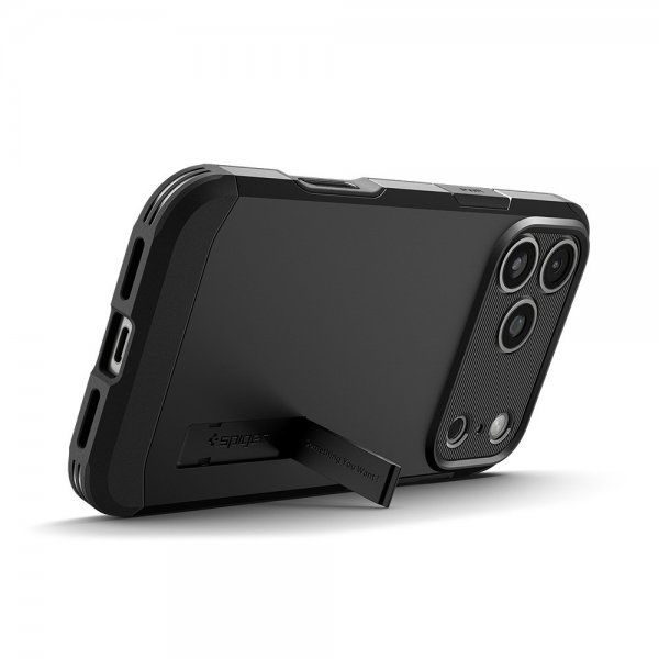 Spigen iPhone 17 Pro Deksel Tough Armor T MagFit Svart