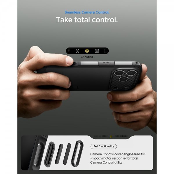 Spigen iPhone 17 Pro Deksel Tough Armor T MagFit Svart