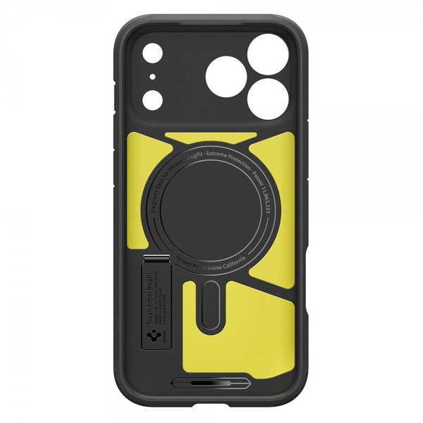 Spigen iPhone 17 Pro Deksel Tough Armor T MagFit Svart