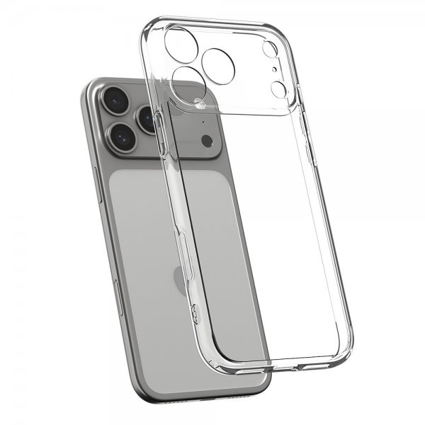 Spigen iPhone 17 Pro Deksel Ultra Hybrid Crystal Clear