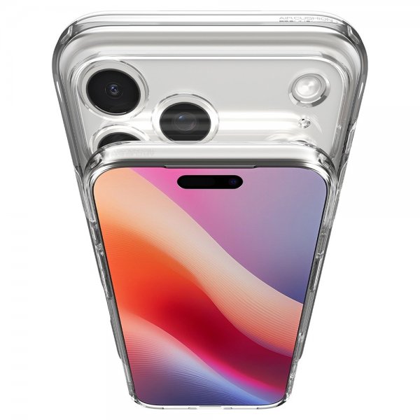 Spigen iPhone 17 Pro Deksel Ultra Hybrid Crystal Clear
