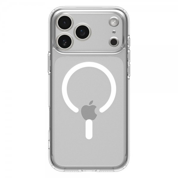 Spigen iPhone 17 Pro Deksel Ultra Hybrid MagFit Clear White