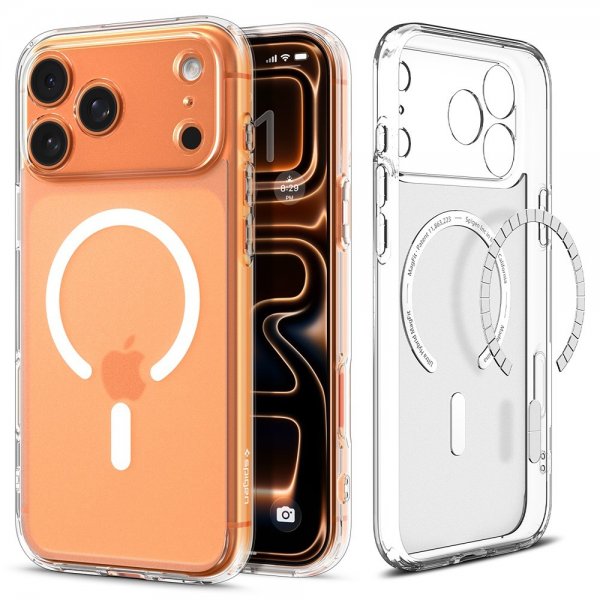 Spigen iPhone 17 Pro Deksel Ultra Hybrid MagFit Frost White