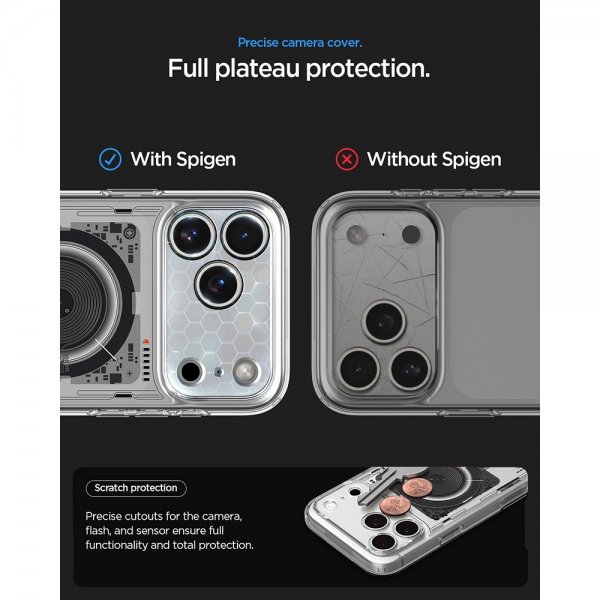 Spigen iPhone 17 Pro Deksel Ultra Hybrid Neo One MagFit