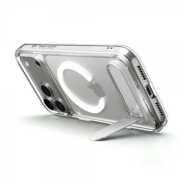 Spigen iPhone 17 Pro Deksel Ultra Hybrid S MagFit Clear White
