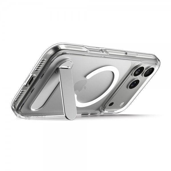 Spigen iPhone 17 Pro Deksel Ultra Hybrid S MagFit Clear White