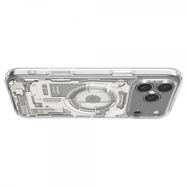 Spigen iPhone 17 Pro Deksel Ultra Hybrid Zero One MagFit Natural Titanium