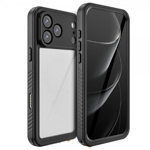 Redpepper iPhone 17 Pro Deksel Vanntett IP68 Svart