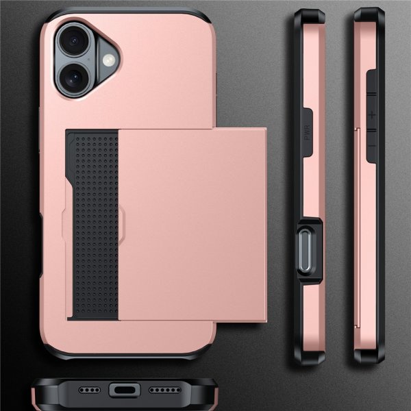 iPhone 17 Deksel Card Slide Svart