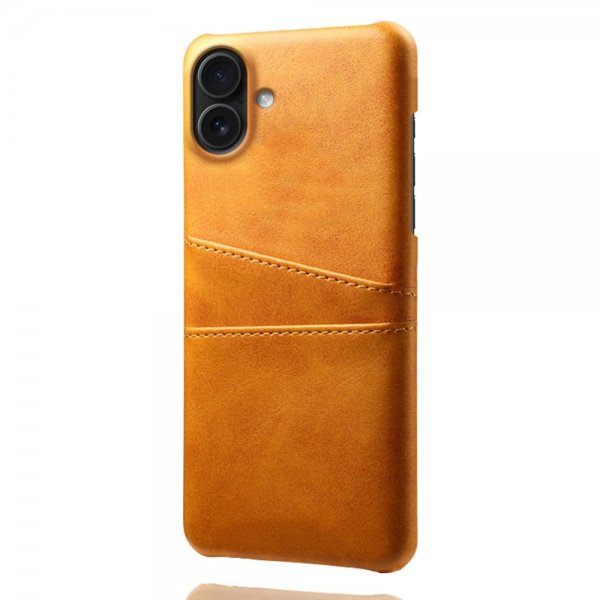 iPhone 17 Deksel med To Kortlommer Lysebrun