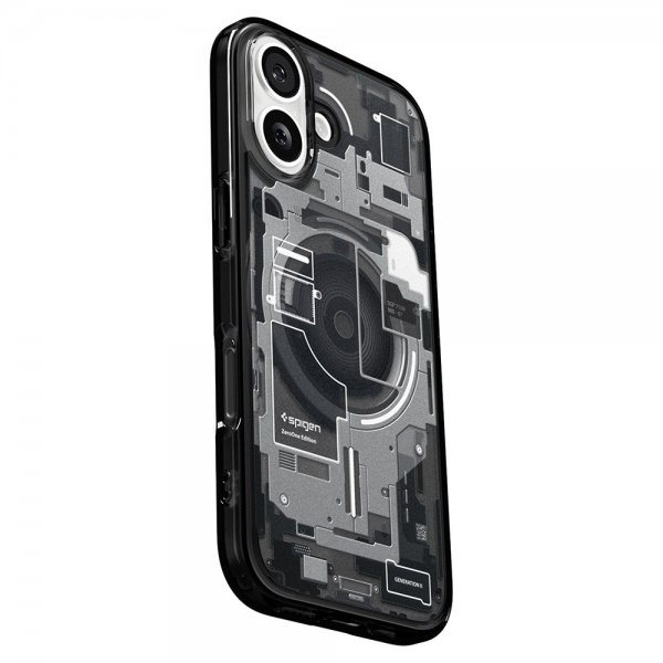 Spigen iPhone 17 Deksel Ultra Hybrid Zero One MagFit Svart