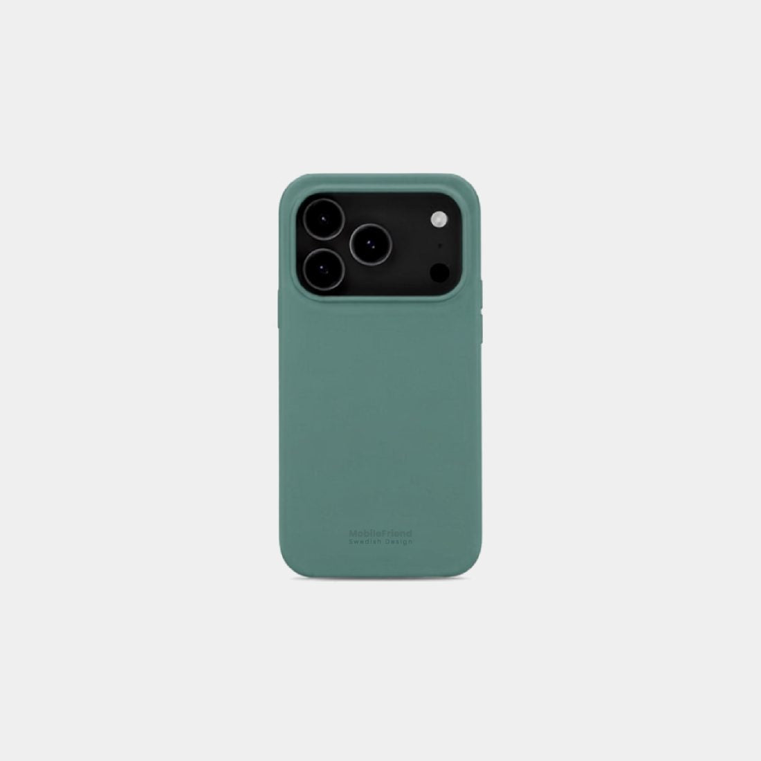 MobileFriend iPhone 17 Pro/iPhone 18 Pro Deksel Silikon Cozy Green